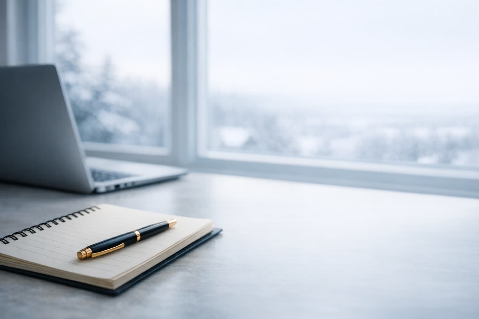 Clean modern workspace representing TrustEdge Tax Services